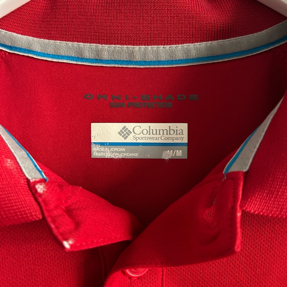 Columbia Red Polo Shirt - Picture 3 of 6